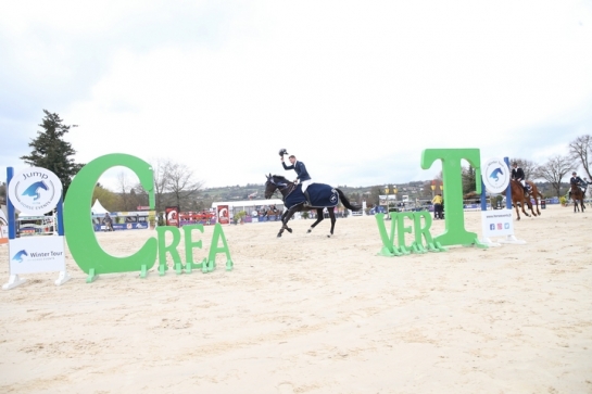 IDEAL DE LA LOGE et DIARADO sur le podium du CSI de Cluny